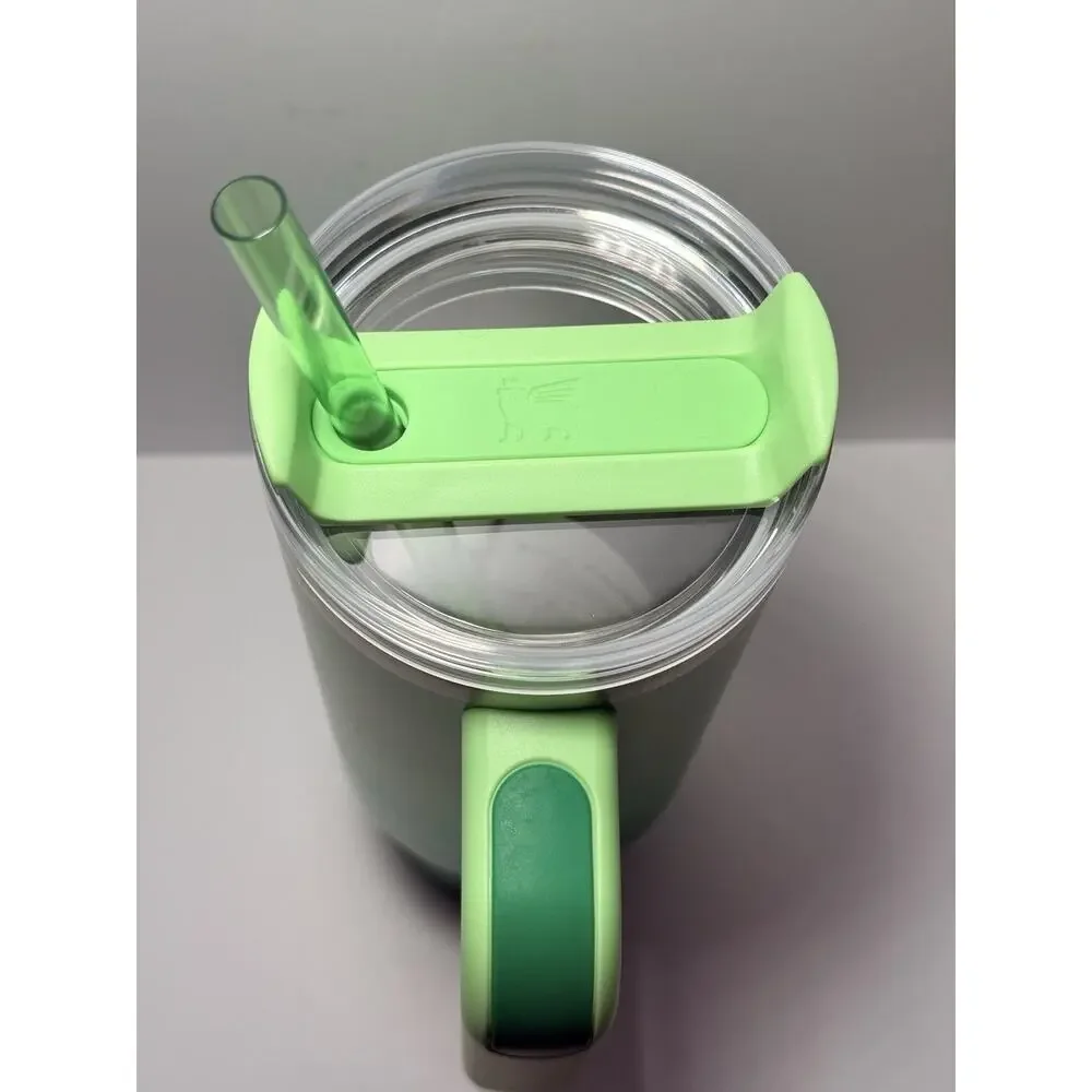 Stanley X Starbucks Cambodia ANNIVERSARY GREEN GRADIENT 30oz Tumbler BNWT - Picture 2 of 6